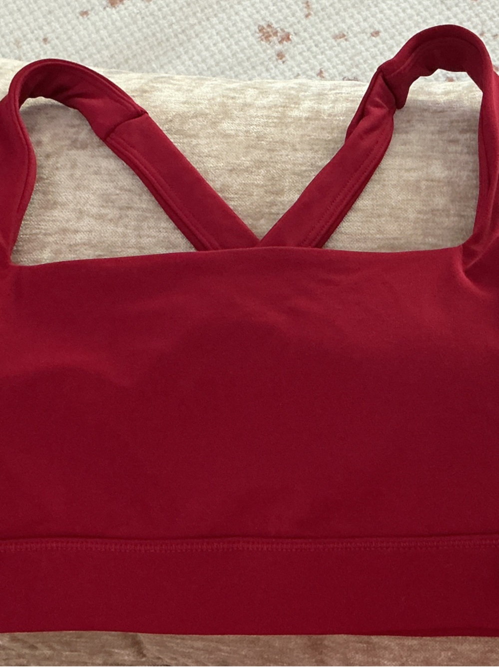 Vuori Red Strappy Tank Top
